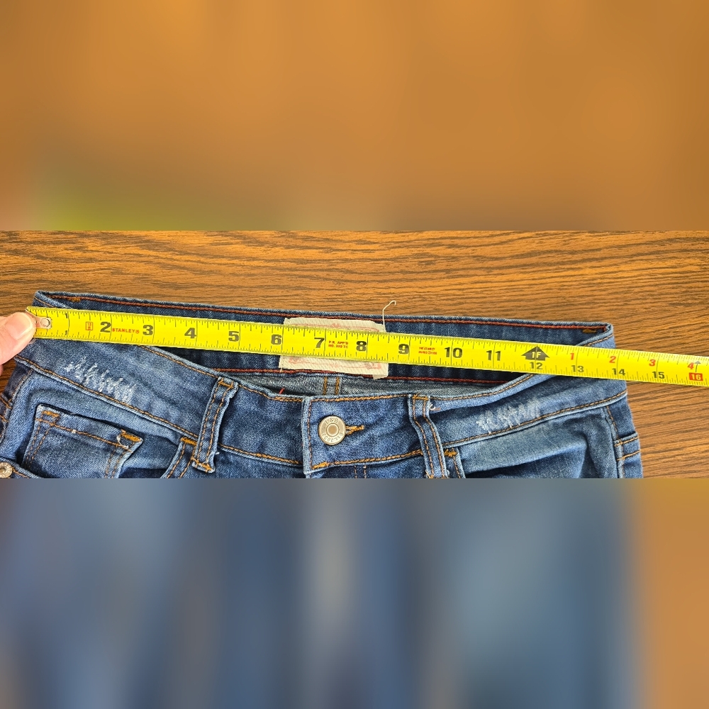 Straight Leg Succulent Cactus Patchwork Jeans Siz… - image 6